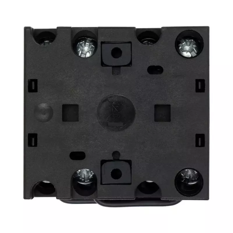 Eaton T0-1-15421/E kumštelinis jungiklis, 1-polis, ON-OFF, 20 A, 690 V AC, svirtinė rankenėlė, juodas, priekinė plokštė 48x48 mm 095806