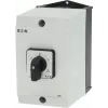 Eaton 207537 3 polių sukamasis jungiklis, 20 A, 690 V, priekinio montavimo, juodas/baltas