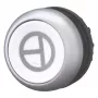Eaton M22-D-W-X11 mygtuko aktuatorius, baltas, plastikinis priekinis žiedas, 22,5 mm, momentinis 101673
