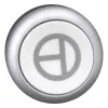 Eaton M22-D-W-X11 mygtuko aktuatorius, baltas, plastikinis priekinis žiedas, 22,5 mm, momentinis 101673