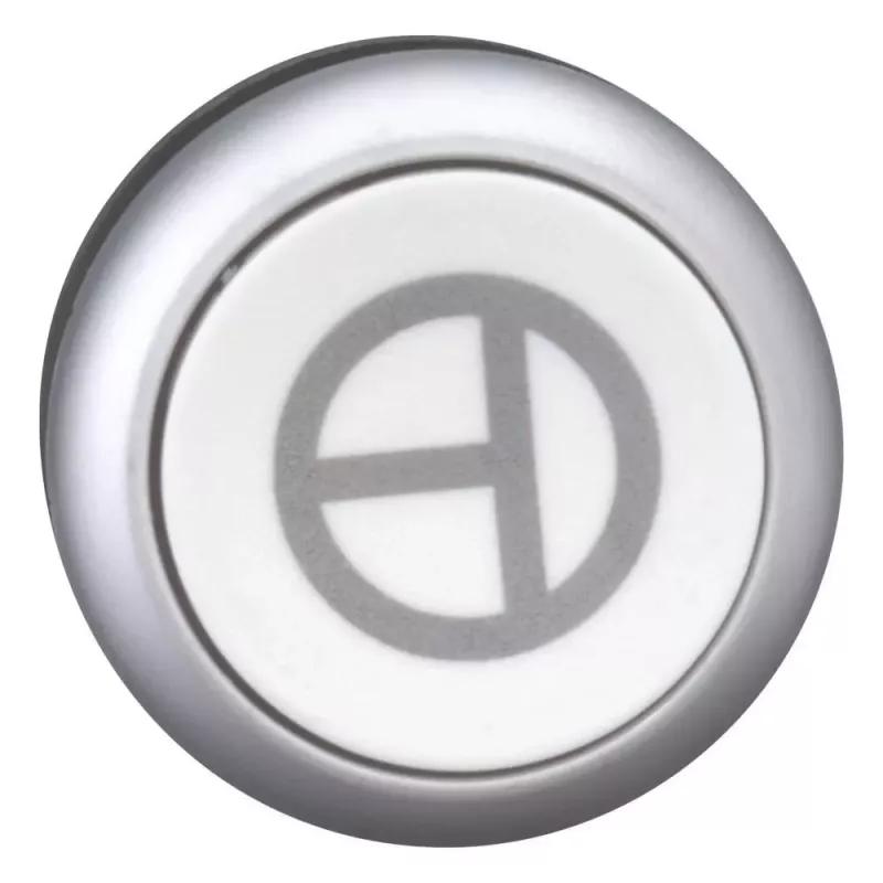 Eaton M22-D-W-X11 mygtuko aktuatorius, baltas, plastikinis priekinis žiedas, 22,5 mm, momentinis 101673