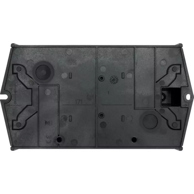 Eaton CI-K tuščias korpusas DIN bėgių montavimui, 100 x 160 x 145 mm, šviesiai pilkas (RAL 7035), juodas dangtis (RAL 9005) 206883
