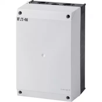 Eaton flanšinis korpusas apatinė juoda/viršutinė balta 160 x 240 mm PC IP65 su DIN bėgeliu (CI-K 4-125-TS)