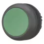 Eaton M22S-D-G mygtuko aktuaratorius, plokščias, momentinis, žalias mygtukas, juodas plastikinis apvadas, 22,5 mm, IP66/IP67/IP69 216597