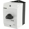 Eaton T0-3-8228/I1 3 polių ON-OFF jungiklis 20A 690V AC, juoda rankena / baltas priekis 207125
