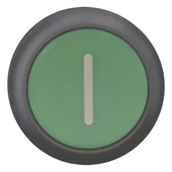 Eaton M22S-D-G-X1 plokščiasis mygtuko aktuatorius, žalias, 22,5 mm, momentinis, IP66/IP67/IP69K 216608