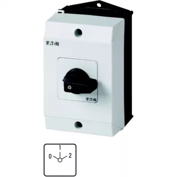 Eaton T0-3-8451/I1 kumštelinis jungiklis 3 polių 20A 690V juodas/baltas 207133