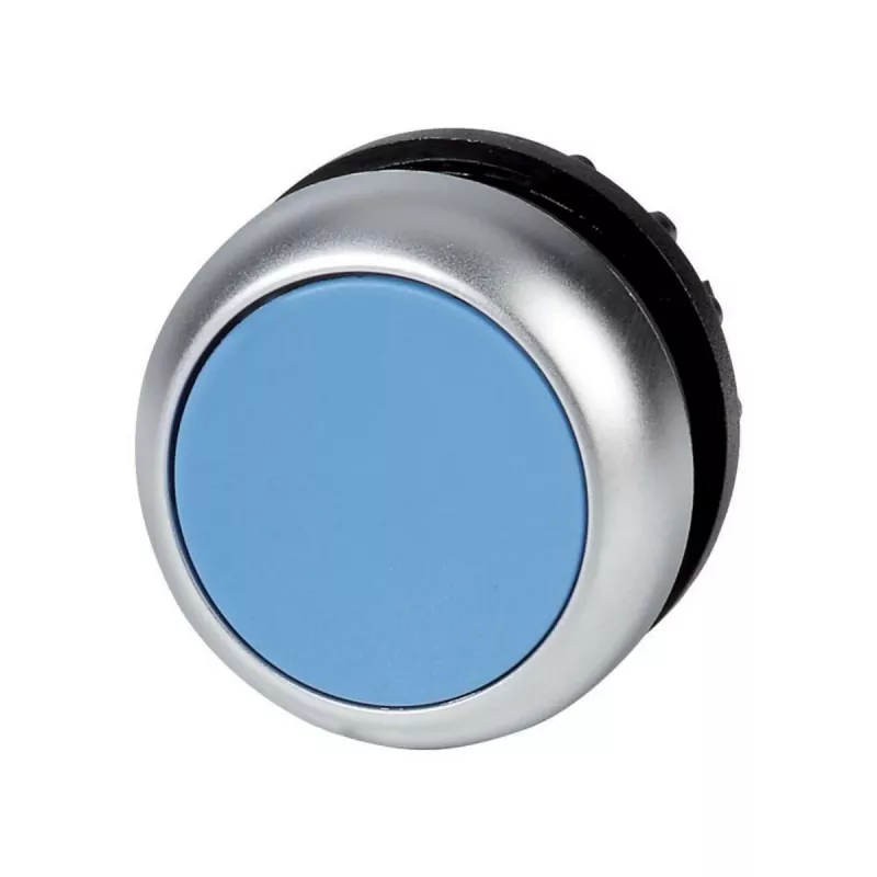 Eaton M22-DR-B mygtuko pavara, mėlyna, chromuoto plastiko apvadas, momentinė, 22.5 mm montavimas 216623