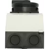 Eaton T0-1-102/I1/SVB-SW 2 polių pagrindinis jungiklis, 20 A, 690 V AC, juoda rankena, balta priekinė plokštė 207144