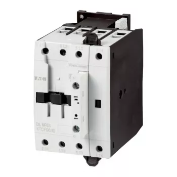 Eaton DILMP63 galios kontaktorius, 3 polių, 63 A, 230 V AC 50 Hz / 240 V AC 60 Hz ritė, 1 NO + 1 NC, IP00 109855
