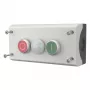 Eaton M22-I3-M2 pilkas mygtukų dėžutė, 3 išpjovos, 22,5 mm 216533