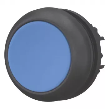 Eaton M22S-D-B plokščiasis mygtuko aktuatorius, mėlynas, 22,5 mm, momentinis 216601