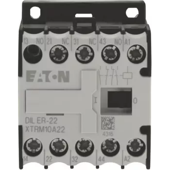 Eaton DILER-22 mini kontaktinė relė, 4 polių, 2NO+2NC, 24 V AC ritė 010344