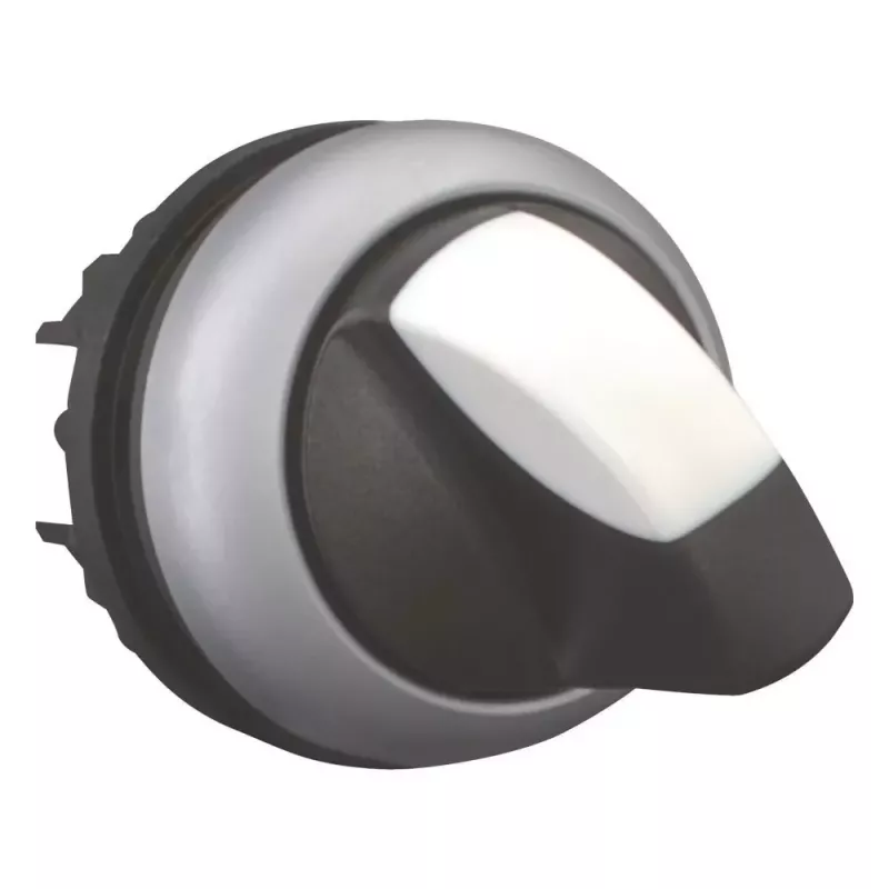 Eaton M22-WKV sukamasis jungiklis, 2 padėčių fiksuotas, juodas/pilkas, IP66, 22,5 mm montavimas 216874