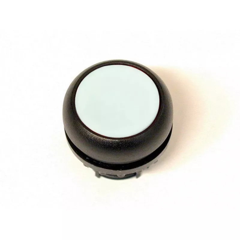Eaton M22S-DR-X plokščias fiksuojamasis mygtukas, juodas, titano žiedu, 22,5 mm 216627
