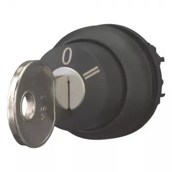 Eaton M22S-WRS3 raktu valdomas perjungiklis, 3 padėčių, fiksuojamas, juodas 216901