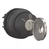 Eaton M22S-WRS3 raktu valdomas perjungiklis, 3 padėčių, fiksuojamas, juodas 216901