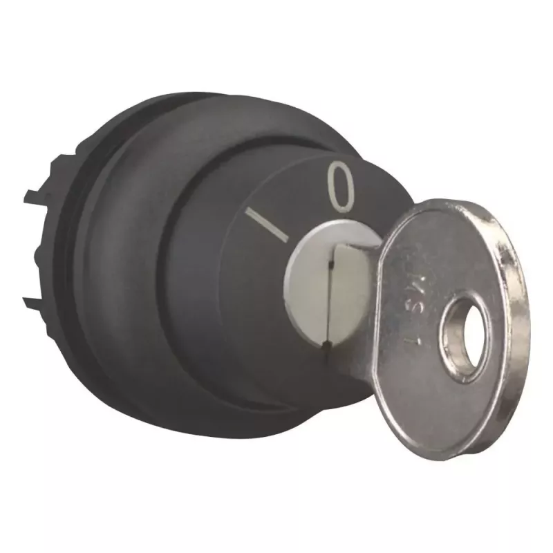 Eaton M22S-WRS3 raktu valdomas perjungiklis, 3 padėčių, fiksuojamas, juodas 216901
