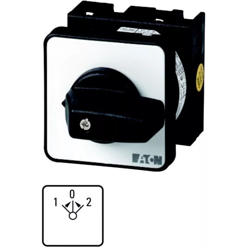 Eaton T0-3-8228/E 3 polių kumštelinis jungiklis, 20 A, ON-OFF, juodas 015112