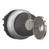 Eaton M22-WRS-MS10-A1 raktu valdomas perjungiklis, 2 padėtys, fiksuotas, MS10 raktas, 22,5 mm montavimas, juodas/sidabrinis, IP66/IP67/IP69K 111776