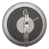 Eaton M22-WRS-MS10-A1 raktu valdomas perjungiklis, 2 padėtys, fiksuotas, MS10 raktas, 22,5 mm montavimas, juodas/sidabrinis, IP66/IP67/IP69K 111776