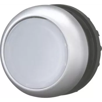 Eaton M22-DRL-W RMQ-Titan plokščiasis mygtuko aktuatorius, baltas mygtukas, juodas priekinis žiedas, 22,5 mm 216944