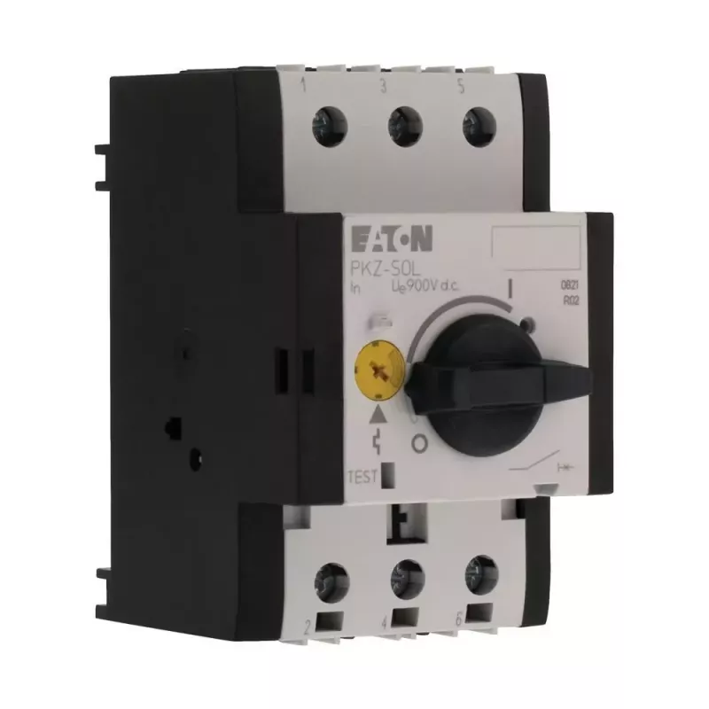 Eaton PKZ-SOL20 DC eilutės apsaugos jungiklis, 2 polių, 16-20 A, 1000 V DC, DIN bėgiui 120938