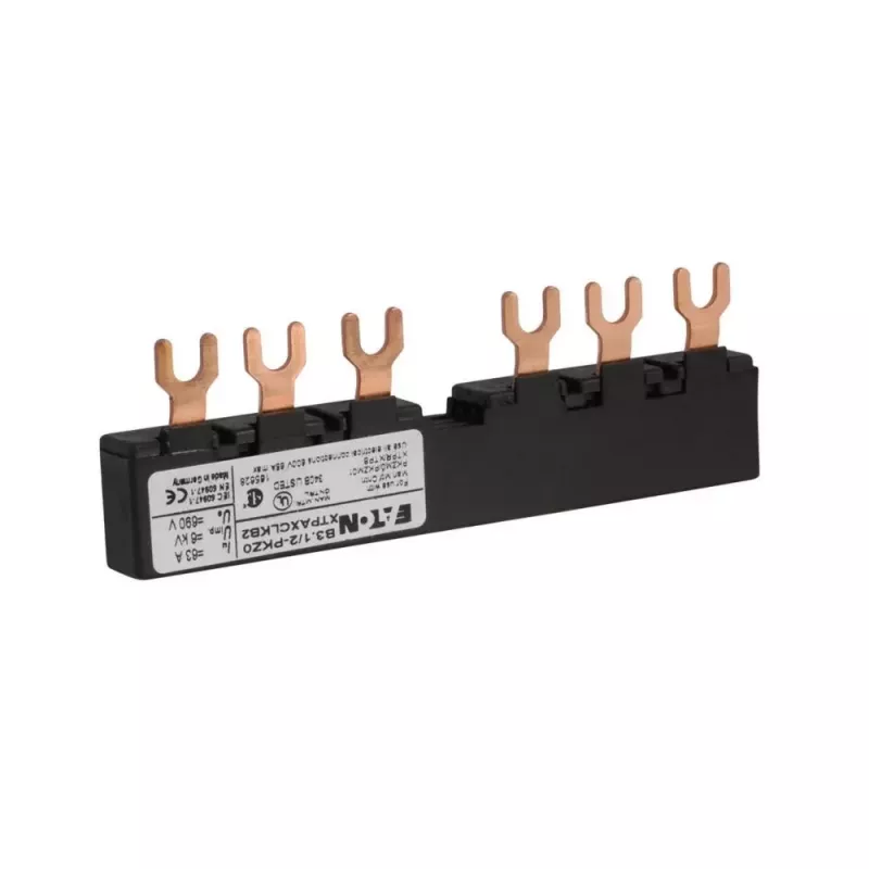 Eaton 044947 trifazis šynų blokas B3.1/4-PKZ0, 3 polių, 4 įrenginiams, 63A, 690V