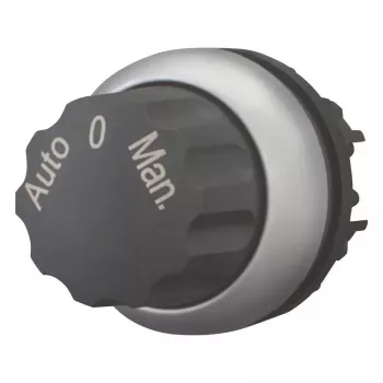 Eaton M22-WR3-X94 selektoriaus jungiklio pavara, 3 padėčių, fiksuojamoji, juoda, 22,5 mm 226838