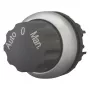 Eaton M22-WR3-X94 selektoriaus jungiklio pavara, 3 padėčių, fiksuojamoji, juoda, 22,5 mm 226838