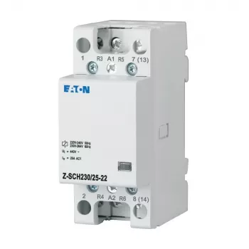 Eaton montavimo kontaktorius FUG Z-SCH230/25-22 230V AC 25A 2NO 2NC DIN bėgis 248849