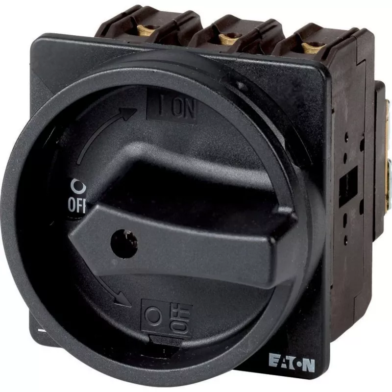 Eaton P3-63/EA/SVB-SW 3 polių pagrindinis jungiklis, 63 A, 690 V AC, IP65, juodas 057857