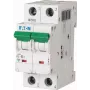Eaton PXL-B6/2 miniatiūrinis automatinis jungiklis (MCB), 2 polių, B charakteristikos, 6 A, 10 kA, DIN bėgiui 236225
