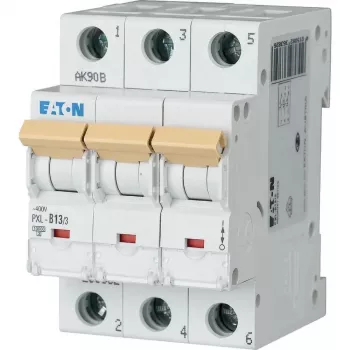 Eaton PXL-C13/3 13 A 3 polių C charakteristikos automatinis jungiklis (MCB) 6 kA 236424