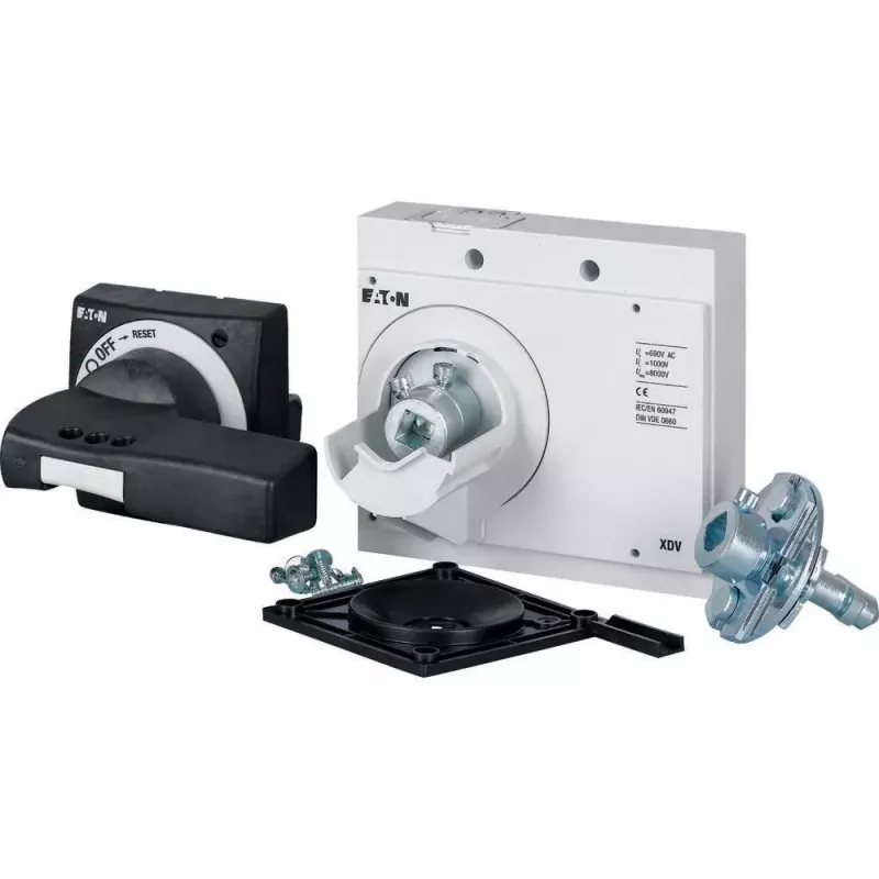 Eaton NZM3-XTVDV durų movos sukimosi rankena, juoda, IP66, užrakinama, 1 vnt. 260176