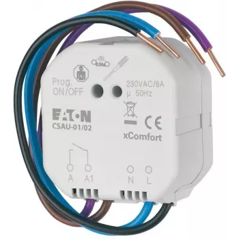 Eaton xComfort belaidis perjungimo aktorius, bekontaktis, 16 A, 1 kanalo, įleidžiamas (240694)