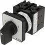 Eaton T0-3-8401/E 3 polių ON-OFF sukamasis jungiklis, 20 A, 690 V AC, juoda rankenėlė, montuojamas priekiniame skydelyje 091047