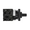Eaton T0-3-8401/E 3 polių ON-OFF sukamasis jungiklis, 20 A, 690 V AC, juoda rankenėlė, montuojamas priekiniame skydelyje 091047