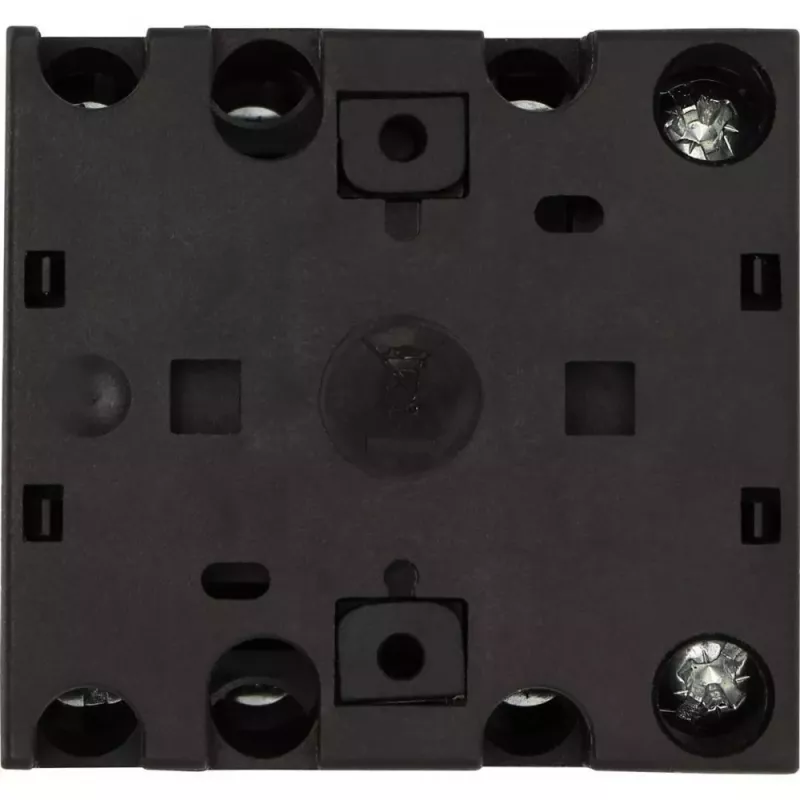 Eaton T0-3-8401/E 3 polių ON-OFF sukamasis jungiklis, 20 A, 690 V AC, juoda rankenėlė, montuojamas priekiniame skydelyje 091047