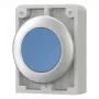 Eaton M30C-FDR-B RMQ-Titan plokščias apvalus chromuotas mėlynas mygtuko aktuatatorius, 30,5 mm, momentinis 182947