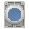 Eaton M30C-FDR-B RMQ-Titan plokščias apvalus chromuotas mėlynas mygtuko aktuatatorius, 30,5 mm, momentinis 182947
