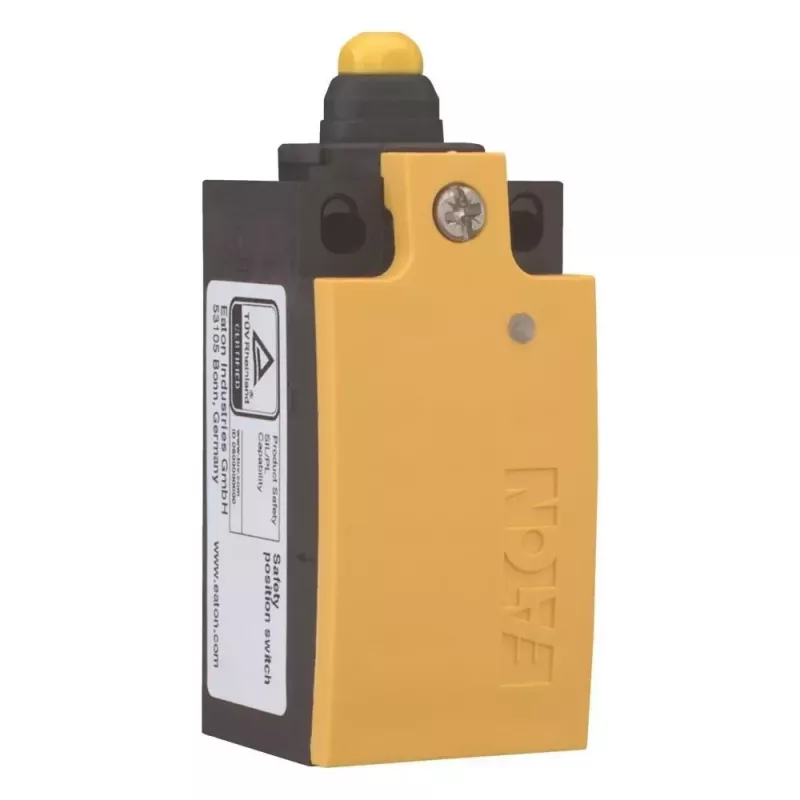 EATON LSE-11 padėties jungiklis, 1 NO + 1 NC, kupolinis stūmiklis, IP66/IP67, lieto aliuminio korpusas 266121