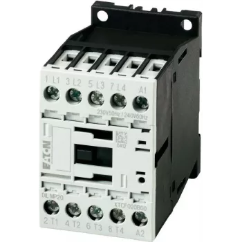 Eaton DILM7-10 24 V DC galios kontaktorius, 3 polių, 1 NO pagalbinis kontaktas, 7 A AC-3, 3 kW, varžtiniai gnybtai 276565