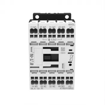 EATON DILA-22(24VDC)-PI pagalbinis kontaktorius, 24 V DC ritė, 2NO+2NC, push-in gnybtai 199218