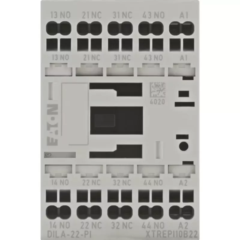 EATON DILA-22(24VDC)-PI pagalbinis kontaktorius, 24 V DC ritė, 2NO+2NC, push-in gnybtai 199218