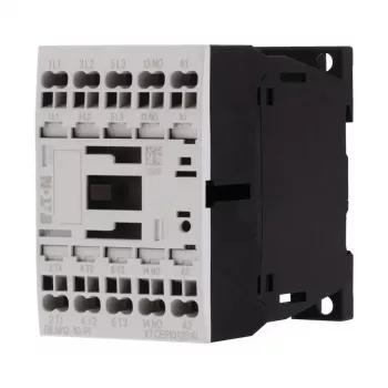 Eaton DILM12-10 kontaktorius, 3 polių, 1 NO pagalbinis kontaktas, 230 V AC ritė, 12 A, 5,5 kW 199239