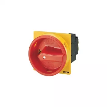 Eaton P1-25/E/SVB pagrindinis jungiklis, 3 polių, 25 A, 690 V AC, įleidžiamas, raudonas/geltonas, 110197