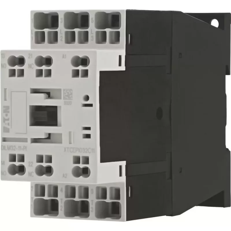 Eaton DILM32-11 galios kontaktorius, 3 polių, 32 A, 230/240 V AC ritė, 1NO+1NC pagalbiniai kontaktai 199289