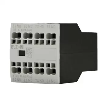 Eaton DILA-XHI40-PI pagalbinis kontaktų blokas, 4 N.O., priekinis montavimas, push-in gnybtai 199317