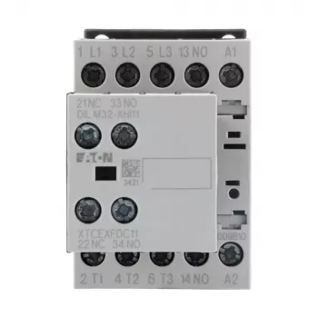 Eaton DILM9-21 galios kontaktorius, 3 polių, 4 kW, 400 V AC ritė 230 V 50 Hz, 2NO+1NC, 276760